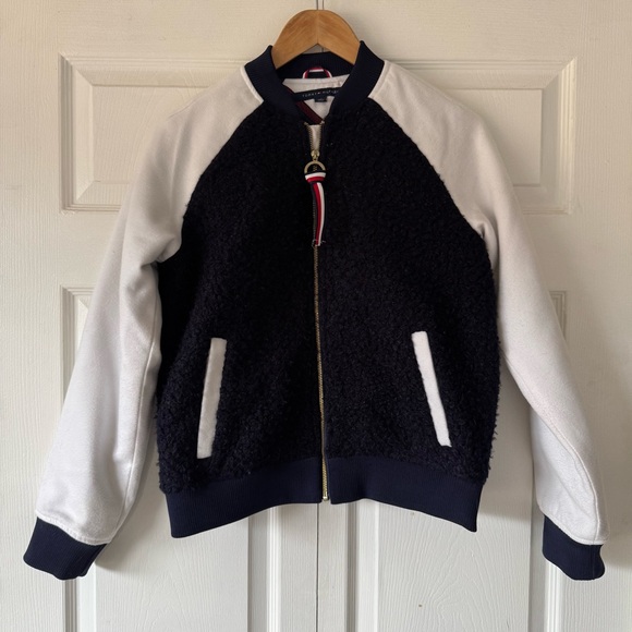 Tommy Hilfiger Jackets & Blazers - Tommy Hilfiger Black and White bomber Jacket